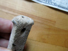 Rare Archaic Native American Stone Pipe Head Artifact  Tennessee  Smoke