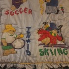 Vintage 1991 Nojo Paddington Bear Crib Quilt With Sheet