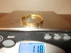 Scrap Stephanie Gottlieb 18kt Diamond Letters 15cm Slider Bangle Bracelet 11 8g