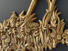 Two Vintage Mid-century Modern Syroco Gold Tone Wall Hangings