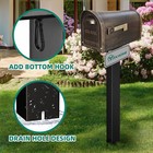 Outside Mailbox Post Q235 Steel Mailbox Stand Powder-coated Surface Support