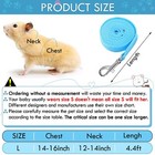 Satinior 2 Pieces Guinea Pig Clothes Baby Ferret Rats Hamster Soft Mesh Harness