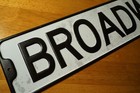 Broadway Street Sign New York City Musical Nyc Theater Theatre Home Decor Plaque