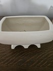 Vintage 1960 s Mccoy Pottery Spring Wood Green 8 5  L Planter Hp Dogwood Blossom