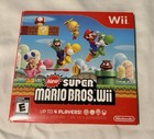 New Super Mario Bros  Wii  nintendo Wii  2009  - Card Board Sleeve And Game