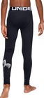 Under Armour L80005 Young Boys Black Coldgear Leggings Size Yxl