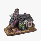 Fg Square No Landing Zone Alien Theme Spooky Halloween Village Decor 10x7x7 5 