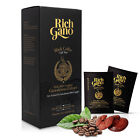 12 Boxes Rich Gano Gold Black Coffee Premium Gourmet Mushroom Reishi Ganoderma
