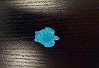 Lot Of 72 Small Sea Glass Turtle Pendants charms  light Blue  - Brand New