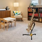 Alto Tenor Saxophone Stand foldable Tripod Holder Adjustable Backrest