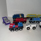 11 Train Lot Of Toysrus Imaginarium Maxim Brio Thomas Wooden Compatible Trains