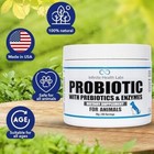 Probiotic  Prebiotic  Digestive Enzyme Powder For Dogs - 200 Servings