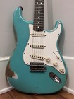 Fender Custom Shop 1967 Stratocaster Heavy Relic Guitar Aged Sea Foam Green