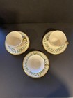 Set Of 3 Lenox Fine China Holiday Tea Cup   Saucer Sets Holly Berry Euc