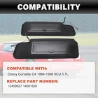Light   Mirror 12459827 14081826 Compatible For Chevrolet C4 Corvette 1984-1996