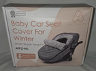 Acrabros Car Seat Cover Baby  Winter Infant Carseat Canopy For Heather Grey 
