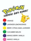 Pokemon Bath Bombs Pack Of 6 Toy Inside Bath Bombs Toy Bath Bombs For Kids