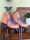 Moxi Beach Bunny Size 9 Peach Roller Skates