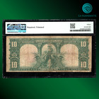 Fr 122 1901  10 Ten Dollars Legal Tender Note  bison   Pmg 15  21516