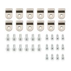 Keep It Clean Kiclc3187  Set Of 12 Natural Stainless 3 16in Stainless Steel Sin 