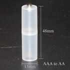 Aaa To Aa Size Cell Battery Box Converter Adapter Batteries Holder Case Switcher