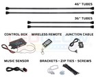 Ledglow 4pc Million Color Led Underbody Underglow Neon Lighting Kit For Cars