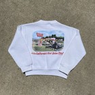 Rare 1980s In-n-out Burger Crewneck Sweater Kids Vintage Small 6-8 Made In Usa 