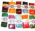 Lot Of 11 Pieces Felt Works Needle Felting Spinning Wool Fiber Roving - New   4 