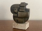 Vintage Bronze Metal Sculpture Statue Abstract Expressionism Modernism Signed
