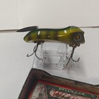 Vintage Wood Pflueger Wizard Wiggler Fishing Lure In Perch Scale With Box Read