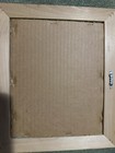 90   s Traditional Old World Double Hemisphere  Foil Map Framed 12 5  X 10 5