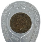Antique Washington Dc I Bring Good Luck Souvenir Indian Head Penny 1906