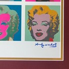 Andy Warhol Gorgeous 1984 Signed Marilyn Monroe Print Now Framed 