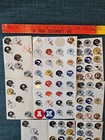 106 Vintage Nfl Helmet Stickers 8 Sheets Rare Team Logos Football Htf 