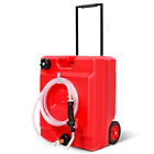 13 Gallon Portable Fuel Caddy Tank W  Fluid Transfer Siphon Pump Gasoline Diesel