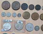 Bulk Lot Of 142 Old South American Coins - Peru  Mexico  Argentina  Chile Etc