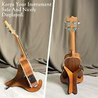 Portable Wooden Stand Bracket Holder Ukulele Violin Kalimba Mandolin Rack Us