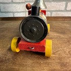 Vintage 1940s Fisher Price Mickey Mouse Train Wooden Child s Pull Toy No  485