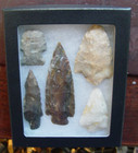 Lot Of 5 Arrowhead Collection