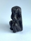Old Brass Rare Phra Pidta Statue Luck Rich Protect Fetish Talisman Thai Amulet