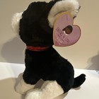 Fao Schwarz Cheers 4 Love Black   White Dog Plush  Small 2021 Mpn 1015378