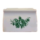 The Indispensable Dispenser Toothpaste Squeezer  Ceramic W green Flower  Germany