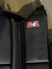 Ata Taekwondo Martial Arts Chest Protector Sparring Vest Child Lg Black Full Zip