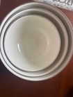 Vintage Kobe Kitchen Metal Enamelware 3 Piece Nesting Mixing Bowls W lids