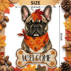 Fall French Bulldog Decor Outdoor - French Bulldog Fall Dog Decor Double Sided G