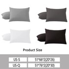 Jersey Knit Pillowcases Set Of 2 4 Cotton Soft Breathable Bed Pillow Cases 