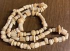 Vintage Hand Carved Various Shaped Beaded Necklace 28 