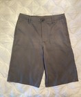 Nwot Under Armour Boy s Showdown Flat Front Shorts  Size Large  Mod Halo Grey