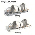 Space-saving Pot Pan Organizer W lid Holder utensil Rack drawer-kitchen Storage