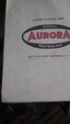 Aurora Model Motoring Super Service Manual Thunderjet 500 Pancake Motor